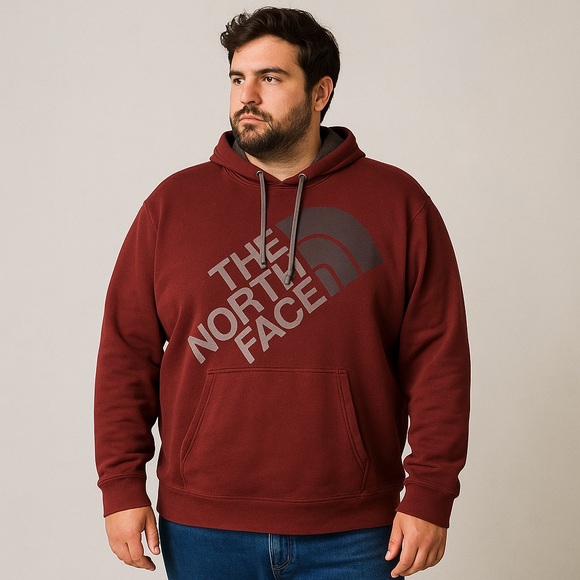 The North Face Other - The North Face Men’s Size XXL Burgundy Logo Pullover Athletic Hoodie Sweatshirt